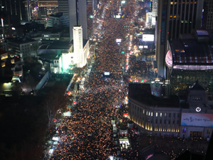 2016년 12월 3일 광화문 광장에서 진행된 박근혜 대통령 퇴진을 위한 촛불집회