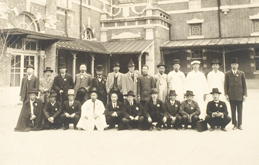 의생 일본 시찰단(부산 정거장, 1922. 3. 16)