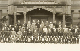 Inspection Tour of Korean county executives, 1924
