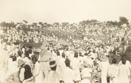 Crowd at the celebration ceremony