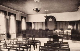 Grand courtroom of the Gyeongseong courthouse