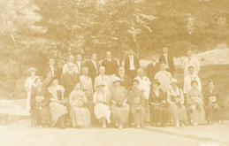 Saito Makoto and wife with the families of Rockefeller and Miller