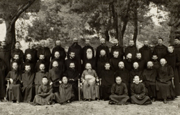 Members of the Benedictine abbey