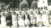 대한 여자 애국단 17주년 기념(1936. 8. 5). 3·1 운동 소식이 미주에 전해지자 여성들도 독립운동에 참여하기 위해 통일 단체를 결성하였다.