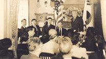 Opening ceremony of the Comrade Society (Dongjihoe), L.A. branch (April 11, 1943)