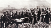 송병조 장례식(중경 화상산 공동묘지, 1942. 2. 27)