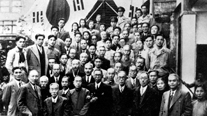 Celebrating the repatriation of the Korean Provisional Government (November 3, 1945)