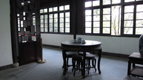 Inside the house where Kim Gu hid in Haiyan